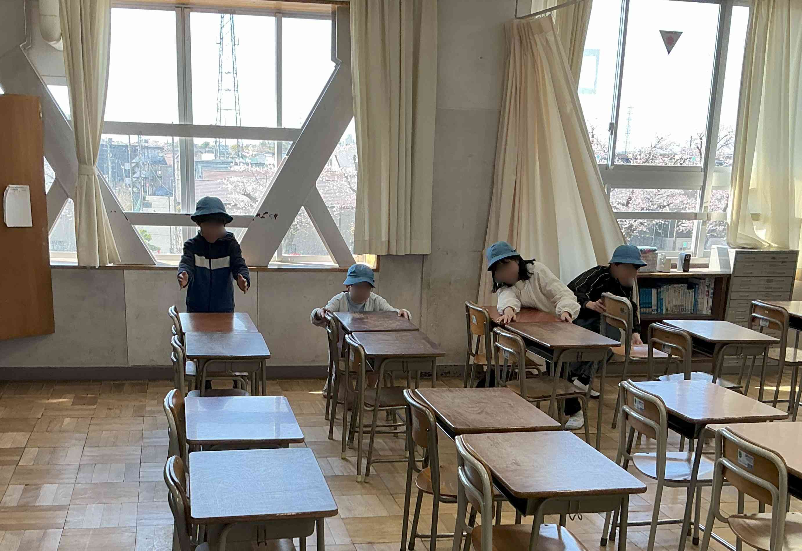 始業式、入学式準備①