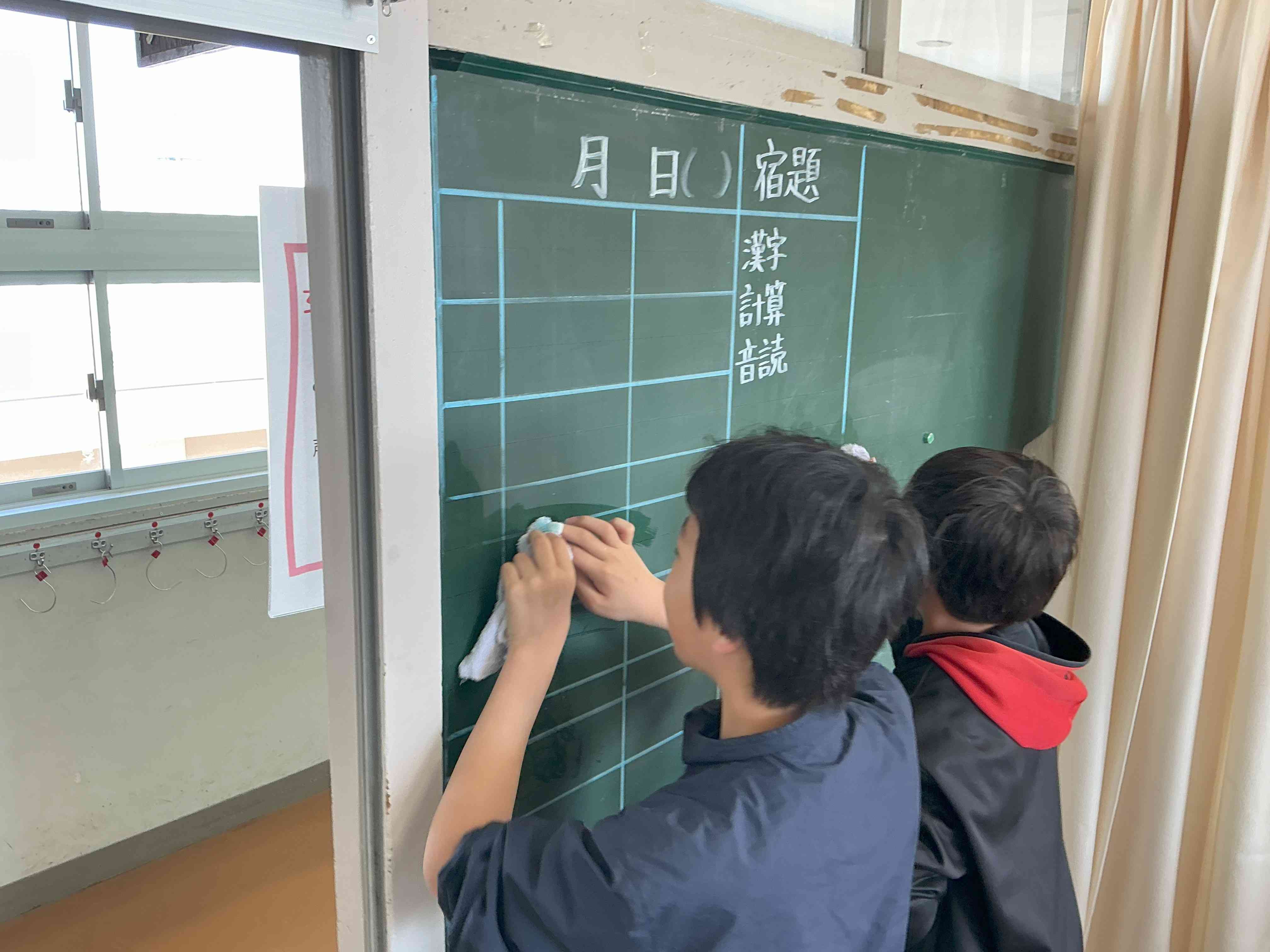 始業式、入学式準備②